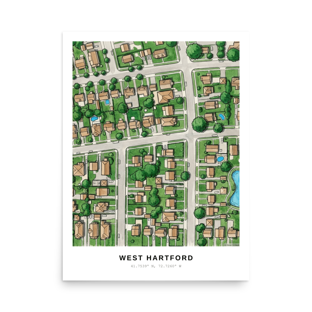 Map poster example 5