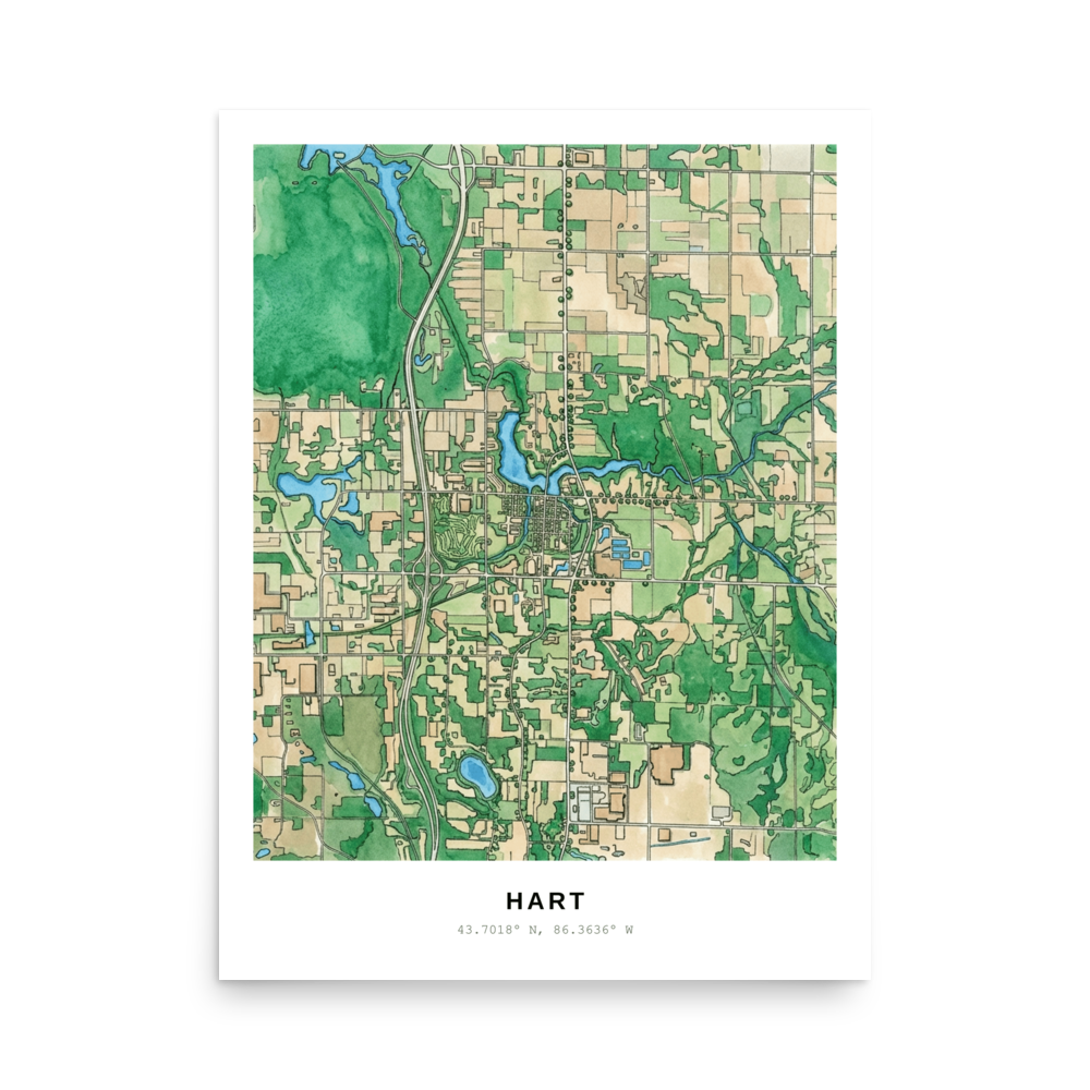 Map poster example 6