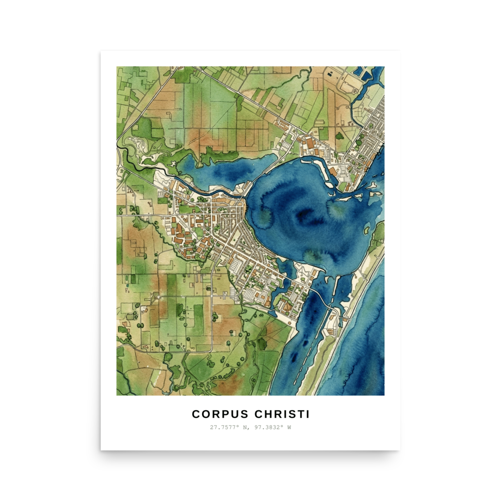 Map poster example 7